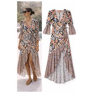 Maaji The Greatest Wrap Cover-Up Dress Medium